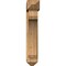Ekena Millwork Legacy Arts and Crafts Rough Sawn Bracket w/ Offset Brace, Western Red Cedar, 8"W x 32"D x 44"H BKT0806X32X44LEC03RWR - alternate 4